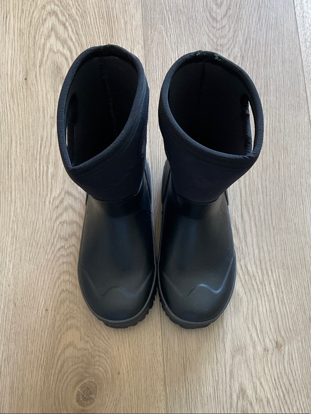 Bogs Kids Black Waterproof Snow Boots